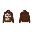thumbnail image 1 of Sweat à Capuche Planète Cassé Tendance Américaine Imprimé Amusant de Rue plus Velours design Ample, 1 of 5