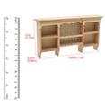 thumbnail image 5 of TISHITA Meubles de Maison de Poupée Miniature pour Maisons de Poupées Décoration Simulation Bois, 5 of 5