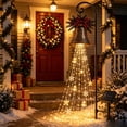 thumbnail image 6 of Christmas Bell Cascade Solar Yard Light, 2Pcs Warm White Cascading Garden Stake Light for Christmas Yard Decor, Holiday Outdoor Decor for Lawn Garden Pathway Front Yard, 6 of 8