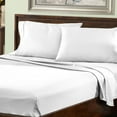 thumbnail image 2 of Superior 4-Piece Classic White Cotton Blend Sheet Set, California King, 2 of 6