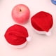 thumbnail image 2 of Advancent 10 Uds. De gorros navideños, Mini gorros transpirables para botellas de vino, franela dorada, gorro de Papá Noel, adorno de frutas, cena de Kits de decoración para fiestas Advancent HA068320-00, 2 of 6