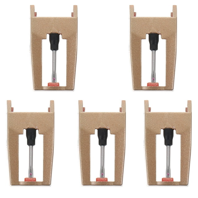 OULII 5Pcs Record Player Stylus Golden Phonograph Attachment High Precision Tone