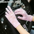 thumbnail image 2 of Guantes de encaje para mujer, guantes de fiesta de té, guantes cortos de cortesía, guantes de novia florales vintage para mujer, cena de boda, 2 of 5