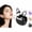 Black, variant on Jewelry-Inspired Clip-On Earbuds w/Detachable Earrings & Bracelet