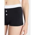 thumbnail image 5 of No Boundaries Women's Cotton Jersey Boyshort Panties, Sizes XS-XXXL, 5 of 5