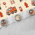 thumbnail image 4 of Erosebridal Fire Fighting Truck Curtains Pack of 2 (42x84 Each) for Kids, Cute Cartoon Curtains Blackout, 4 of 6