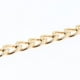 thumbnail image 5 of Cadena clásica de moda para hombres, mujeres, gargantilla de eslabones cubanos, collar con babero punk 45CM S, 5 of 9