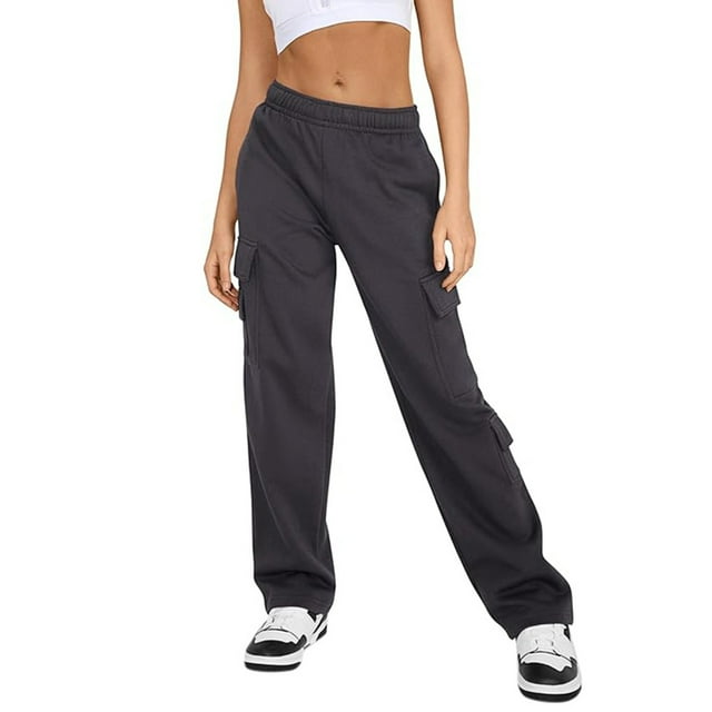 "Women's Solid Color Casual Drawstring Cargo Pants Versatile Comfortable Long Trousers" Fall Work Clothes for Women Women Petite Pants Casual Cropped Pants for Women Casual Petite Women Pants Casual