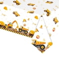 thumbnail image 4 of COM1950s Plastic Tablecloth Disposable, Engineering Car Party Tablecloth Childrens Birthday Party Party Tableware Set Disposable Plastic Tablecloth, 4 of 4