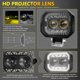 thumbnail image 3 of Tomshoo Trajes de faros de coche, plaza impermeable Super Cuadrable Cuadrado Barra de 2 pcs 120w 2 pcs 120w 18000lm coche Suv Av 120w 18000lm Super Huiop, 3 of 8