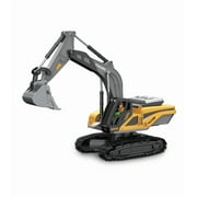 Odyssey Toys Scooper RC Construction Vehicle, 680° Rotation, LED Lights, All-Terrain Remote Control Excavator