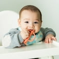 thumbnail image 3 of Tiny Twinkle - Silicone Toothbrush 2 Pack - Coral+Sand, 3 of 3
