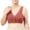 Brick Red, variant on NIEWTR Bra for Senior Women Front Closure Breathable Bra Wireless No Underwire Lift up Bras with Back Support(Beige,42)