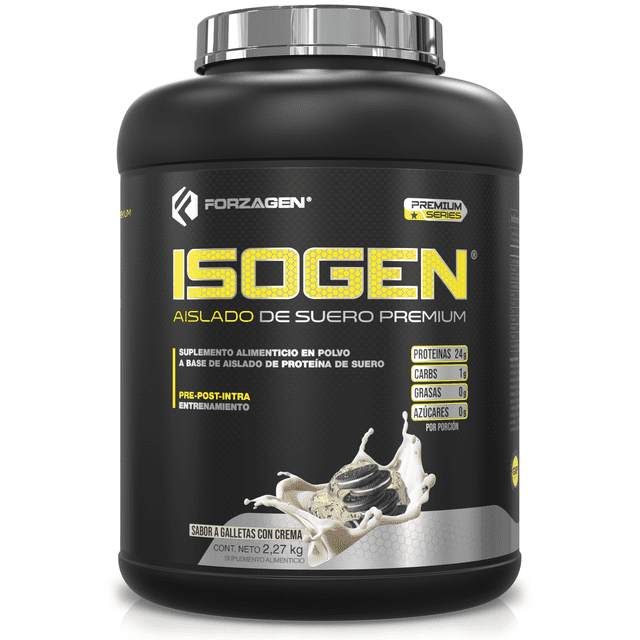Proteína Aislada Isogen Forzagen 5 lbs Galletas con Crema Forzagen Isogen Galletas con Crema