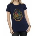 thumbnail image 1 of Harry Potter Womens Hogwarts Crest Cotton T-Shirt, 1 of 7