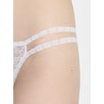 thumbnail image 4 of No Boundaries Strappy Lace Cheeky Panties, 3-Pack, Women's, Sizes XS-XXXL, 4 of 7