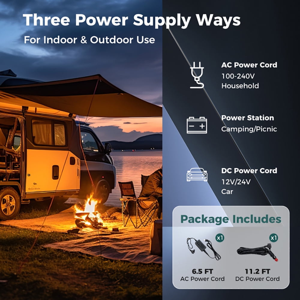 Aimee Lii Dual Zone 12V Car Refrigerator for Vehicles Camping Travel Truck RV Boat Outdoor and Home Use, Portable Water Cooler, Green Aimee Lii Dual Zone 12V Car Refrigerator for Vehicles Camping Travel Truck RV Boat Outdoor and Home Use, Portable Water Cooler, Green