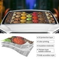 thumbnail image 5 of Disketp Windshield Sun Shade, Car Sun Shade For Front Window Spices And Herbs Sunshades Sun Visor Protector Blocks Uv Rays Foldable, 5 of 9