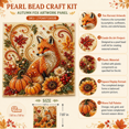 thumbnail image 2 of Autumn Pearl Bead Art Craft Kit with Fox, Pumpkins, Sunflowers and Fall Leaves, 2 of 7