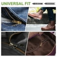 thumbnail image 6 of Uxcell Zipper Repair Kit, Metal Zipper Latch Slider Retainer Insert Pin Top Bottom Stoppers, Fit for Sewing Black #10, 6 of 7