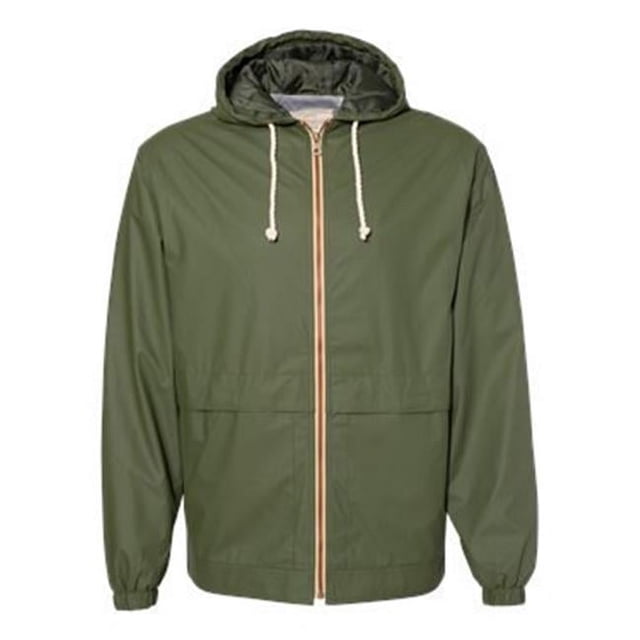 Weatherproof B04452176 Veste de Pluie Vintage à Capuche, Bronze Vert - Extra Large