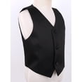 thumbnail image 5 of iiniim Toddlers Kids Boys 3 Button Formal Suit Vest Gentleman Waistcoat for Wedding Pageant Birthday Party, 5 of 7
