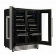 thumbnail image 4 of Thor Kitchen Twc2402 42 Bottle Dual Zone French Door Built-In Wine Cooler - Stainless, 4 of 5