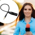 thumbnail image 2 of CNKOO 3.5mm Audio Male Plug with Internal Thread to 3Pin XLR Male Adapter Cable, 2 of 7
