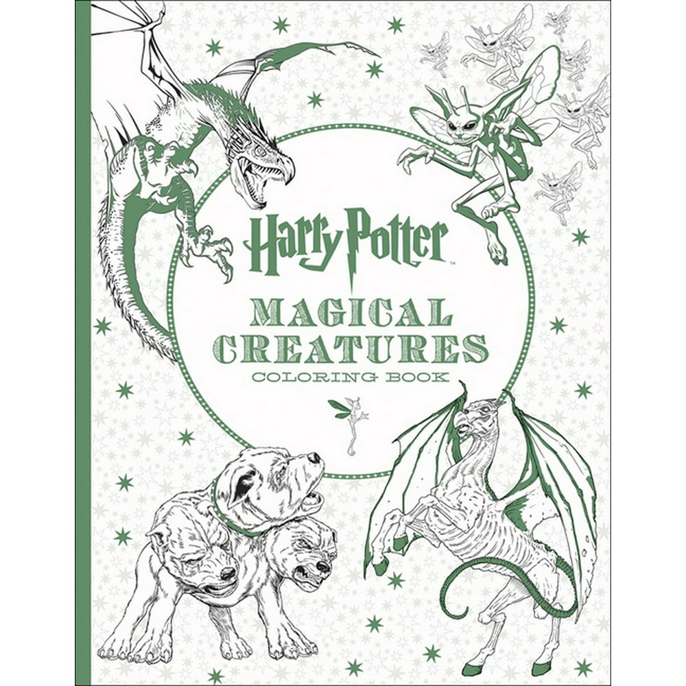 Download Harry Potter Magical Creatures Coloring Book - Walmart.com ...