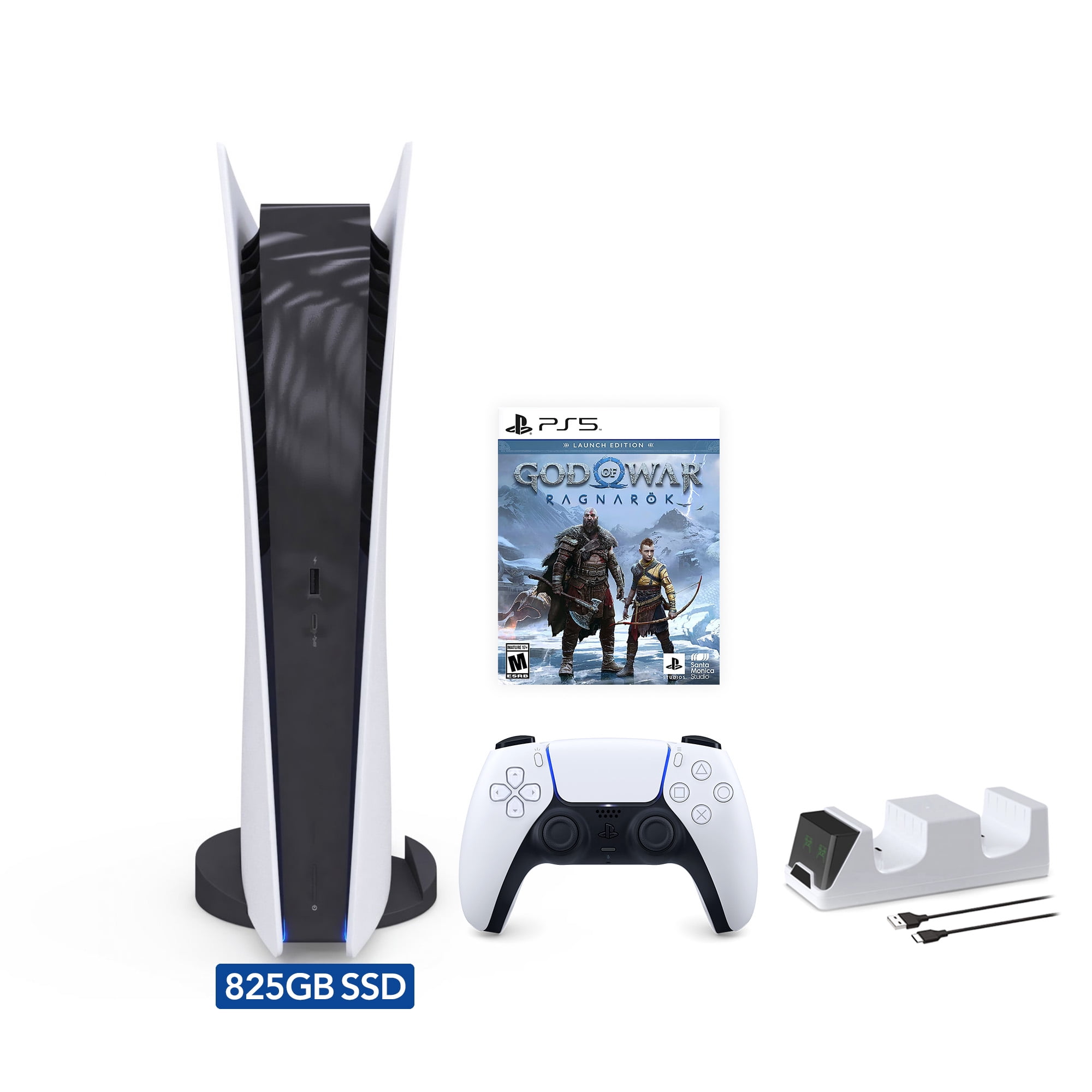 PlayStation 5 Digital Slim Edition with DualSense Controller
