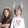 thumbnail image 2 of FELTECHELECTR Sombrero de cuernos de buey de búfalo, sombrero vikingo, decoración de Halloween, accesorio de fiesta, juguetes para niños, juguete para fiesta de disfraces de cosplay, 2 of 6