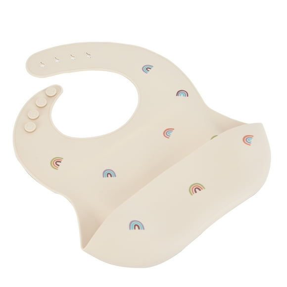 Babero para bebés, baberos de silicona unisex para bebés Babero de silicona para bebés Babero para alimentación de bebés diseñado para el futuro
