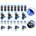 thumbnail image 5 of 24 Piece Quick Connect Air Hose Pneumatic Connector Kit Suitable For Air Ducts, 5 of 6