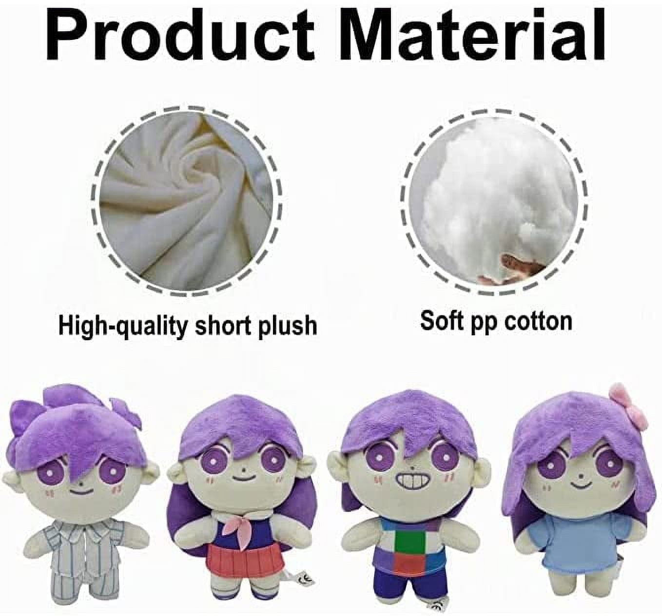 Omori Plush Toy 7.9 Game Figure Plushie Toys Beautifully Plush Stuffed  Doll for Fans Gifts