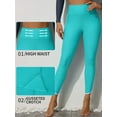 thumbnail image 3 of Attraco Swim Pants for Women High Waisted Swim Capris Swimming Leggings, 3 of 6