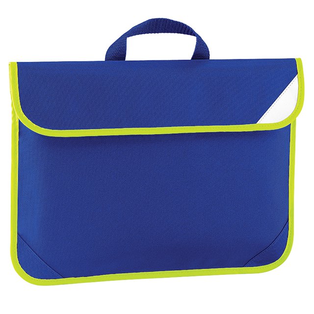 Quadra - Bolso para libros de alta visibilidad (4L) (Paquete de 2) (Azul eléctrico)