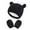 Z2Black, variant on lnmuld Cozy Solid Color Knit Winter Hat and Gloves Set for Kids - Lined Windproof Toddler & Mittens for Boys Girls Outdoor Activities Size:2-8 Years