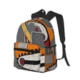 thumbnail image 2 of Easygdp I Like Big Digger Casual Laptop Backpack, Large Capacity Schoolpack for School, Travel, Business, 2 of 8
