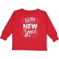 thumbnail image 3 of Inktastic Happy New Year in Hand Lettering Boys or Girls Long Sleeve Toddler T-Shirt, 3 of 5