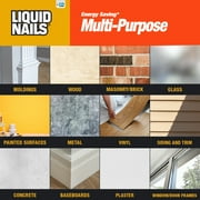 Liquid Nails Energy Saving Multi-Purpose Latex Caulk, 10.1 fl. Oz