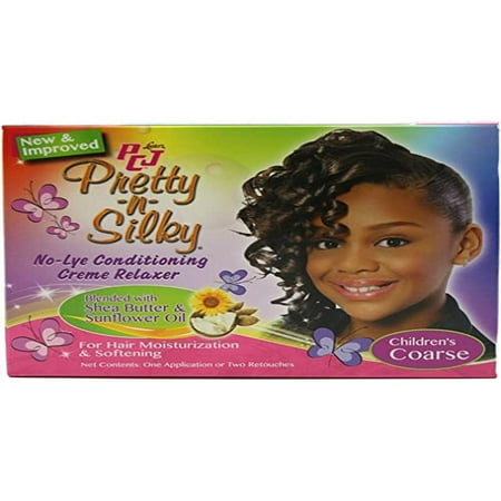 Luster Pretty N Silky Creme Relaxer Kit, Shea Butter and Sun Flower Oil, 1 Ea, 2 Pack
