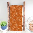 thumbnail image 4 of Hello Pumpkin Stripe Kitchen Dish Towel 18 x 26 Inch Autumn Harvest Thanksgiving Holiday Hand Towels Set of 2, 4 of 6