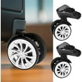 thumbnail image 6 of 2x Luggage Wheel, Universal ,Replacement, Black 360 Swivel ,Wear Resistant for Suitcase Caster Travel Professional DIY High Performance, 6 of 11