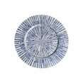 thumbnail image 4 of Plato de cena de lujo ligero, plato de postre, decoración estética creativa, plato para servir pasteles, plato para servir para bar, fiesta de bodas Bloques Azul Gris, 4 of 10