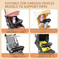 thumbnail image 5 of Universal Stroller Snack Tray Pushchair Cup Holder with Adjustable Buckle and Hooks, Removable Multifunction Stroller Organizer for Most Pram with Rou, 5 of 5