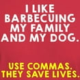 thumbnail image 3 of CafePress - I Like Barbecuing My Family Dark T Shirt - Men's Classic Graphic Cotton T-Shirt, 3 of 4