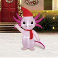 thumbnail image 2 of Axolote inflable navideño PITCHING PIGEON de 122 cm con LED, 2 of 3