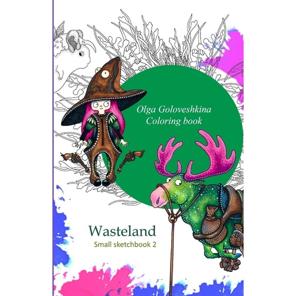 Small Sketchbook: Wasteland: Coloring book (Paperback)