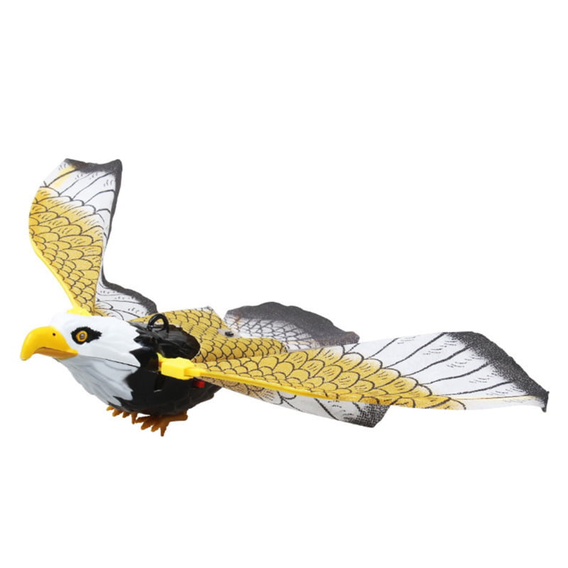 Details about   Luminous Bird Repellent Hanging Eagle with Music Flying Bird Scarer Garden Decor 
