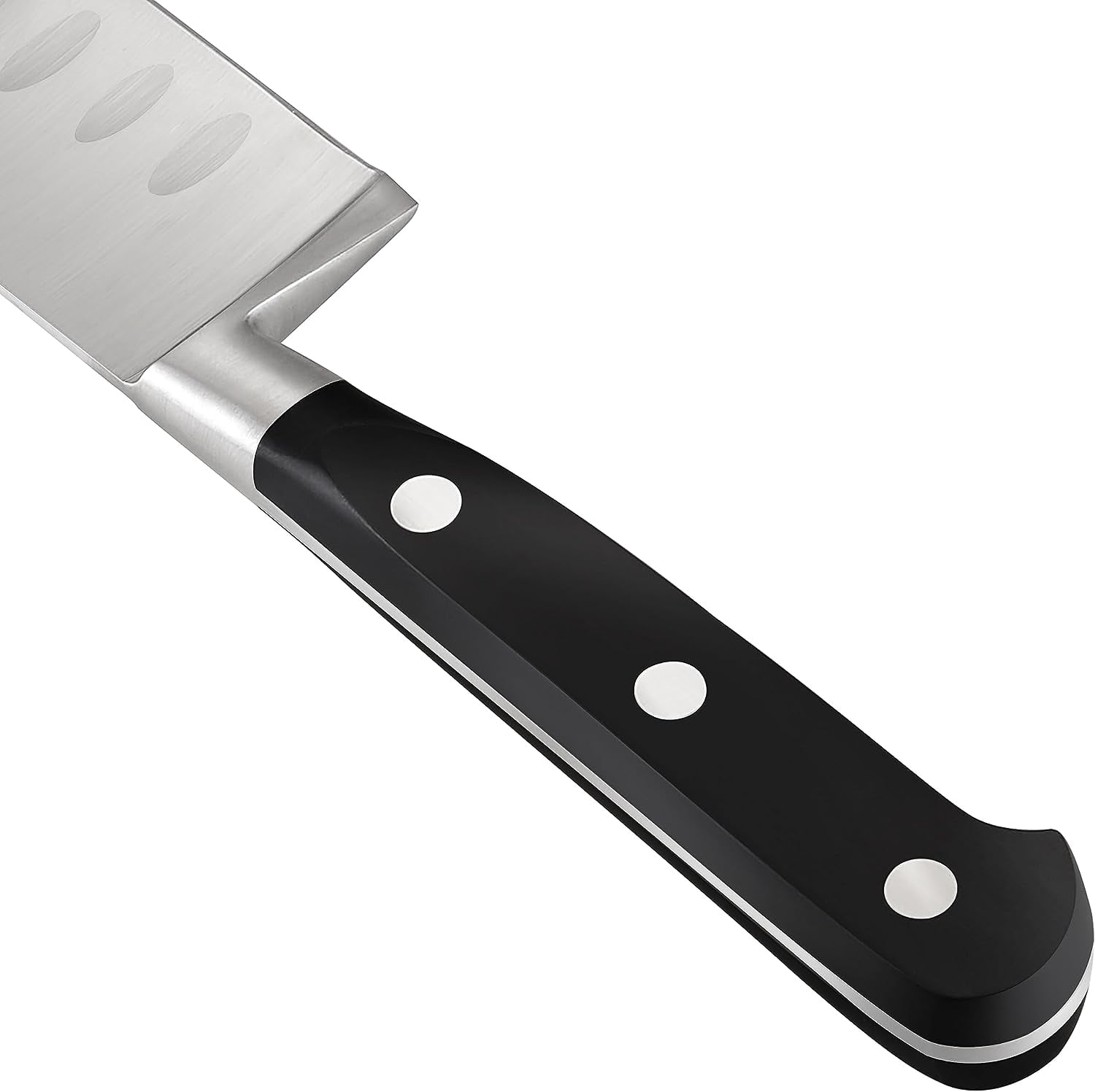 Cooks Standard Classic Cutlery, High Carbon Stainless Steel Knife Set, 8" Chef's Knife and 7" Santoku Knife Classic Sharp Kitchen Knives Set, Ergonomic Handle, 2-Piece